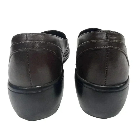 Clarks Womens Blackberry 84630 Loafer Flat Brown Leather Slip On Round Toe 10 M - Picture 4 of 9